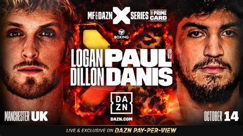 Oct 12, 2023 · Dillon Danis vs Logan Paul fight on October 15. The main card starts at 5am (AEDT), and the headliners should make their way to the ring around 7:30am (AEDT), depending on how long the undercard ... 